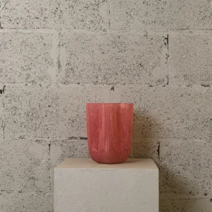 Vase en verre Rosso – Image 2