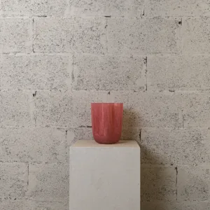 Vase en verre Rosso – Image 3