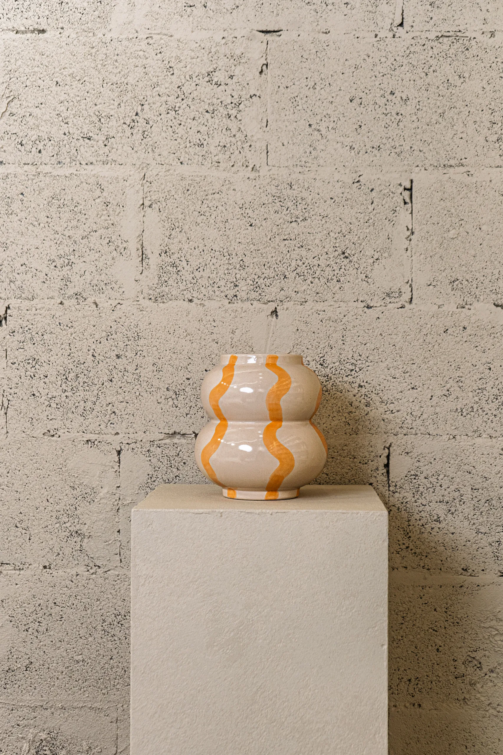 Vase en céramique Ondes solaires – Image 3