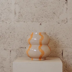 Vase en céramique Ondes solaires – Image 1