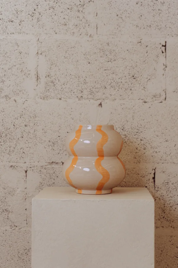 DSC04668 Vase en céramique Ondes solaires