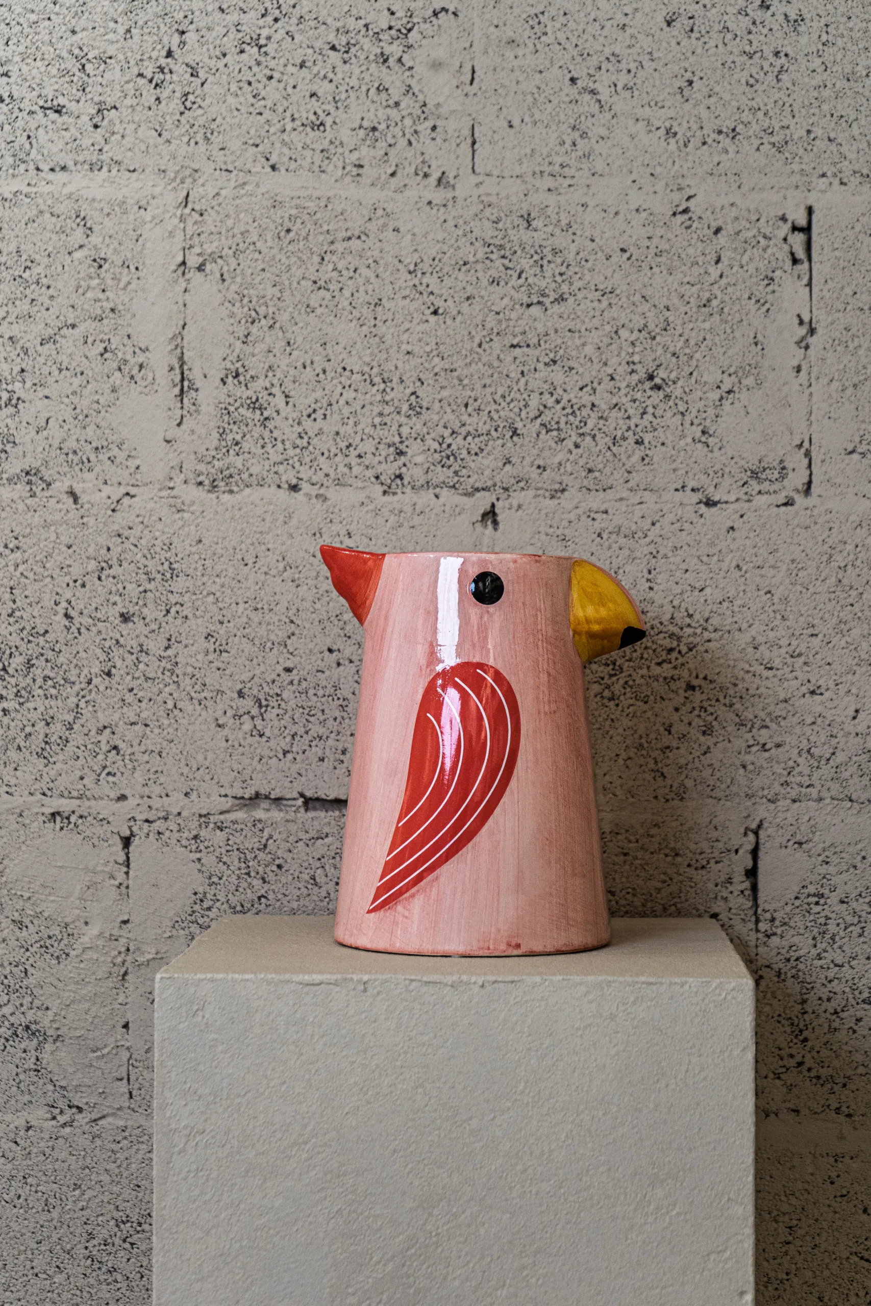 Vase / Carafe Oiseau Rose – Image 1