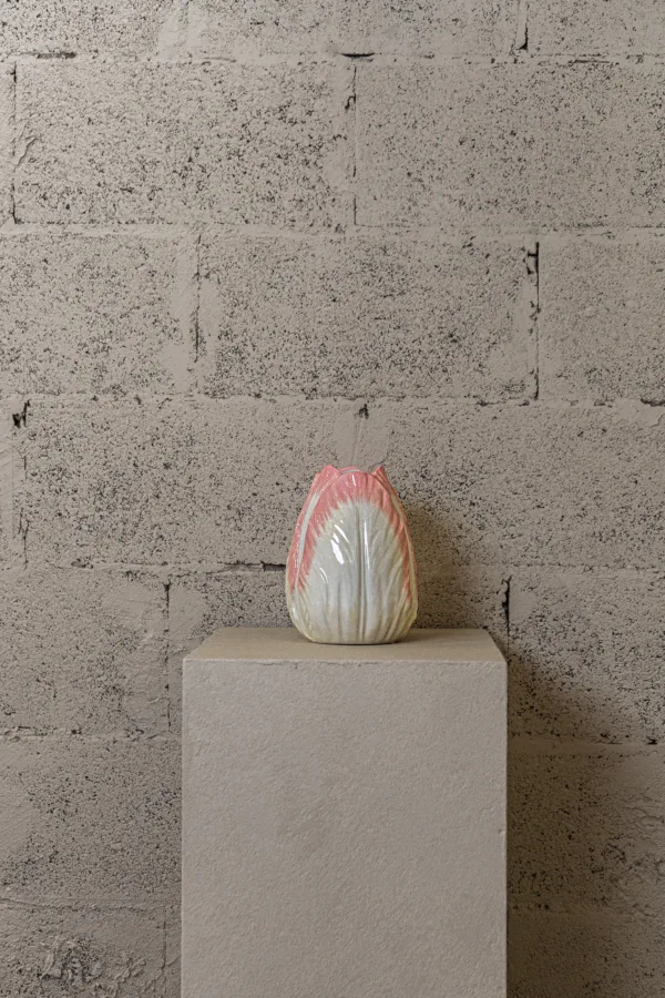 Vase en céramique Tulipe blanche