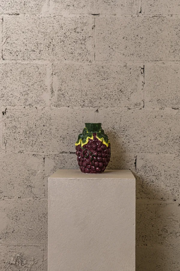 Vase en céramique Raisin d’art