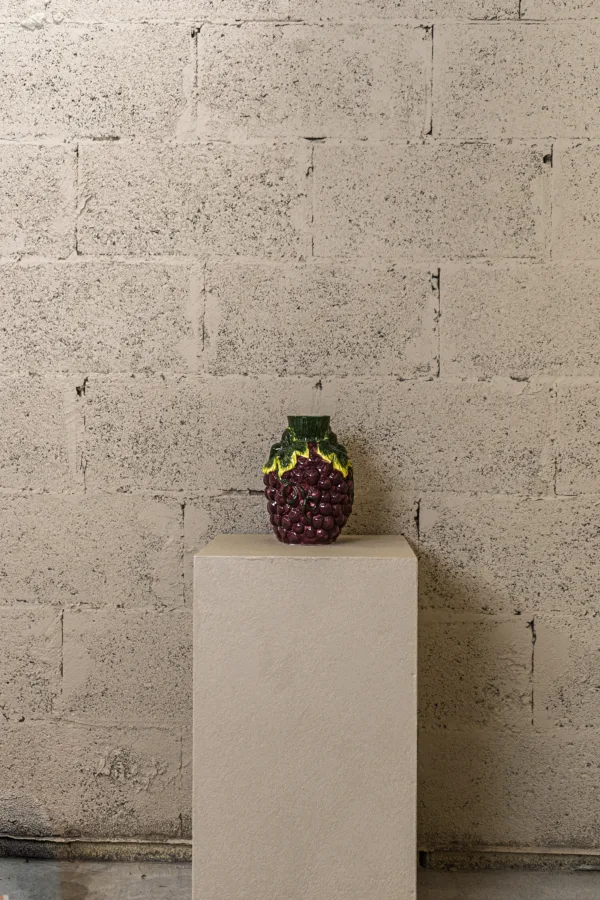 Vase en céramique Raisin d’art
