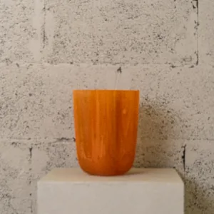 Vase en verre orange Solare – Image 1
