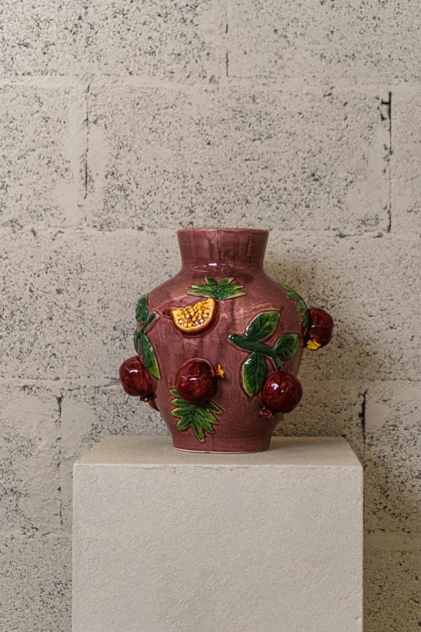 Vase Grenades & Roses
