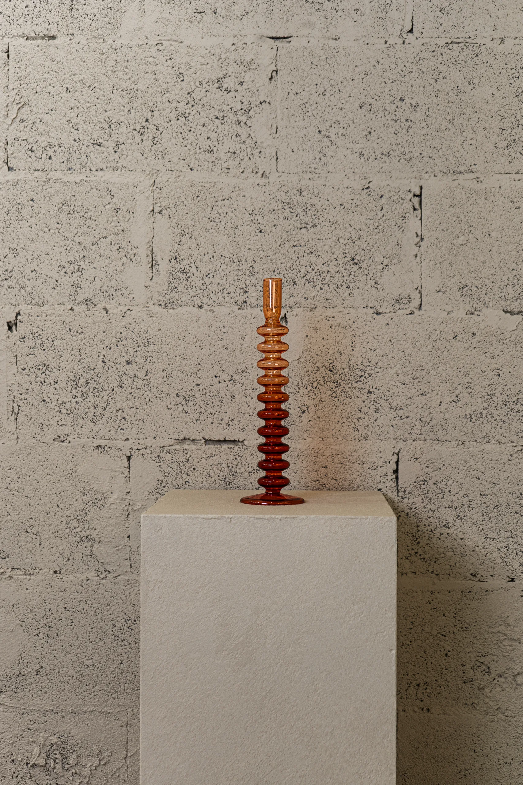 Bougeoir Amber Spiral – Image 3