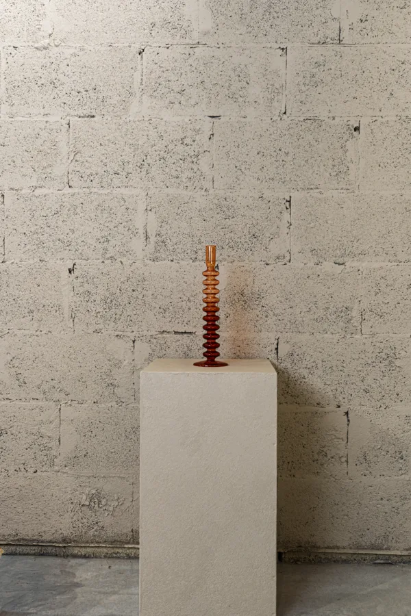Bougeoir Amber Spiral