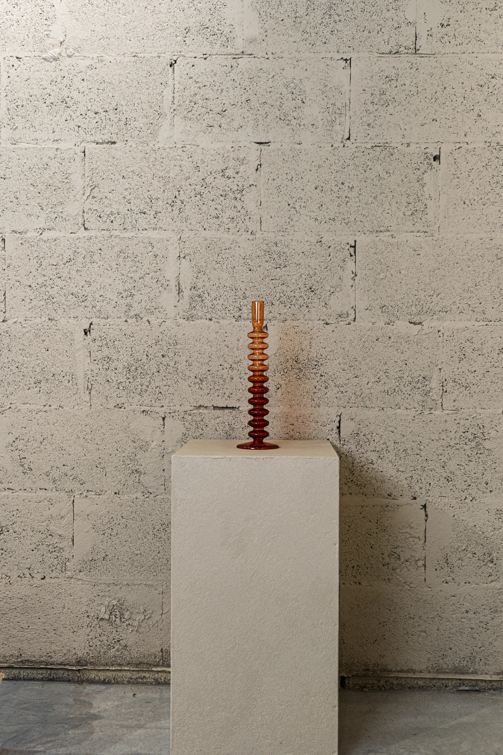 Bougeoir Amber Spiral – Image 2