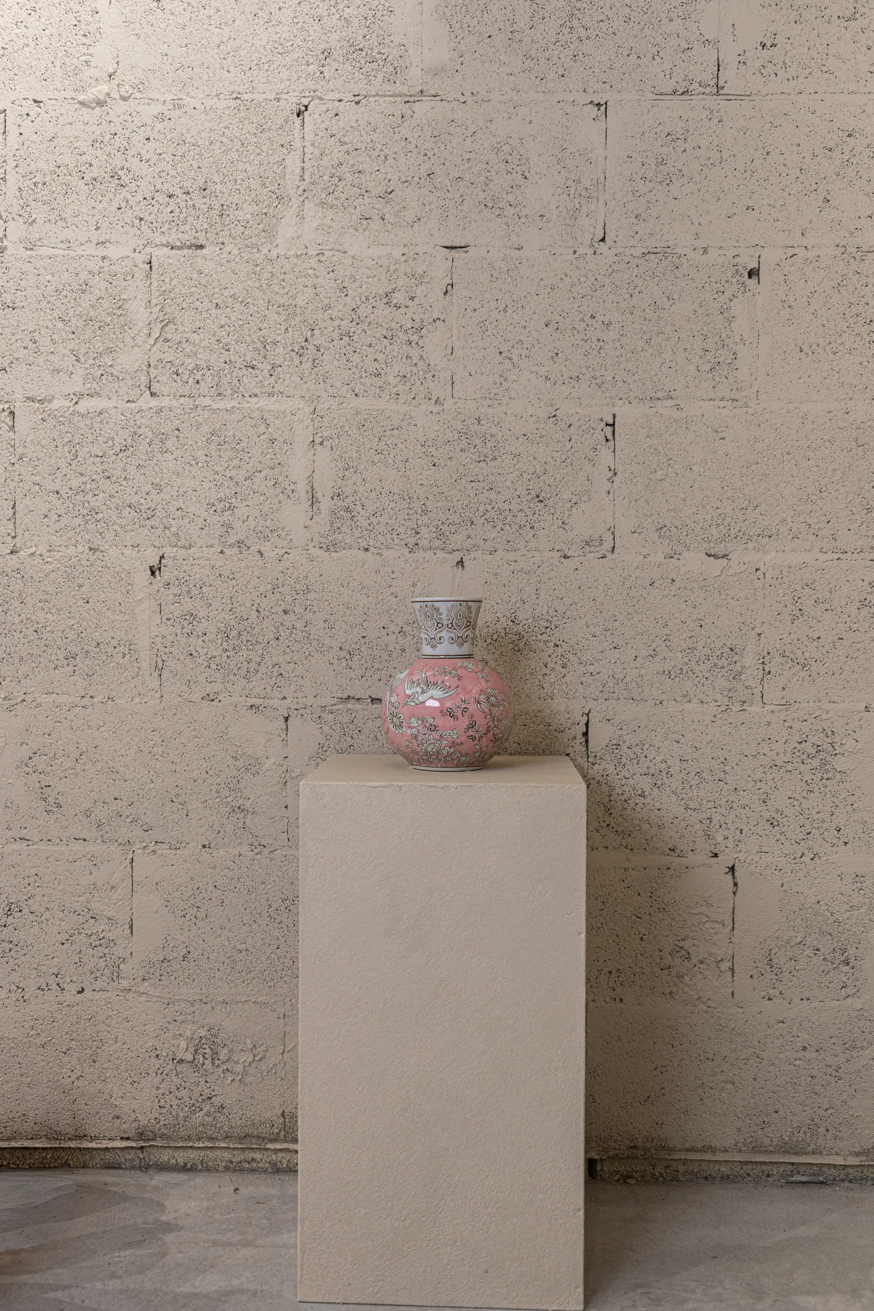 Vase Grue & Fleurs – Image 2