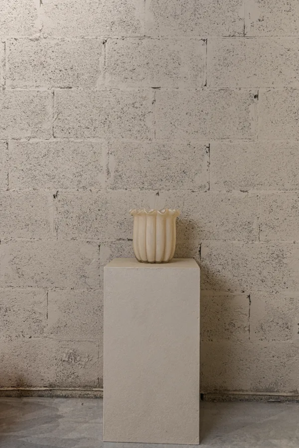 Vase en verre soufflé Coquillage