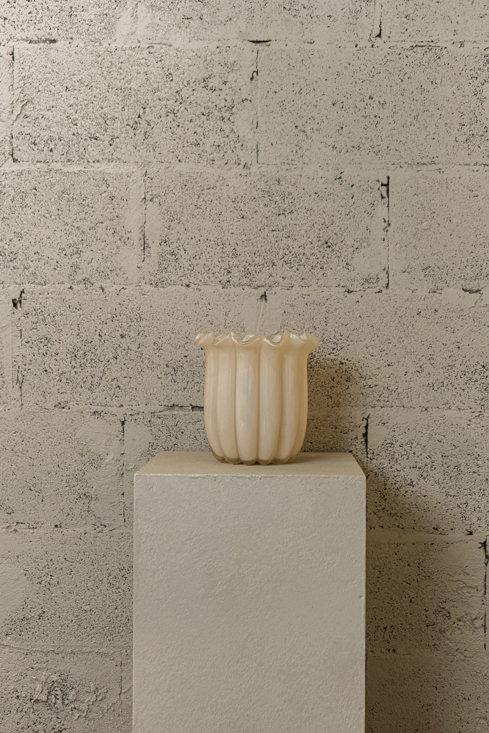 Vase en verre soufflé Coquillage – Image 3