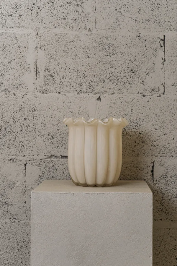 Vase en verre soufflé Coquillage