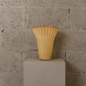 Vase en verre soufflé Tulipe solaire – Image 3