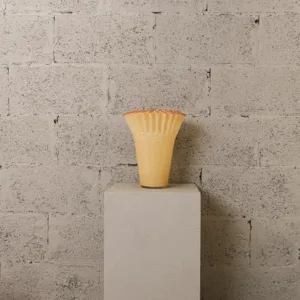 Vase en verre soufflé Tulipe solaire – Image 2