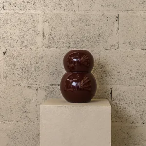 Vase en métal laqué Double bulle – Image 3