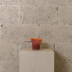 Vase en verre soufflé Corolle – Image 3