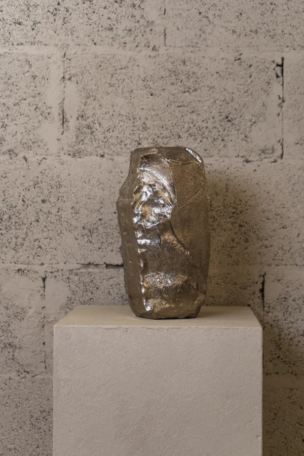 Vase Roche Argentée