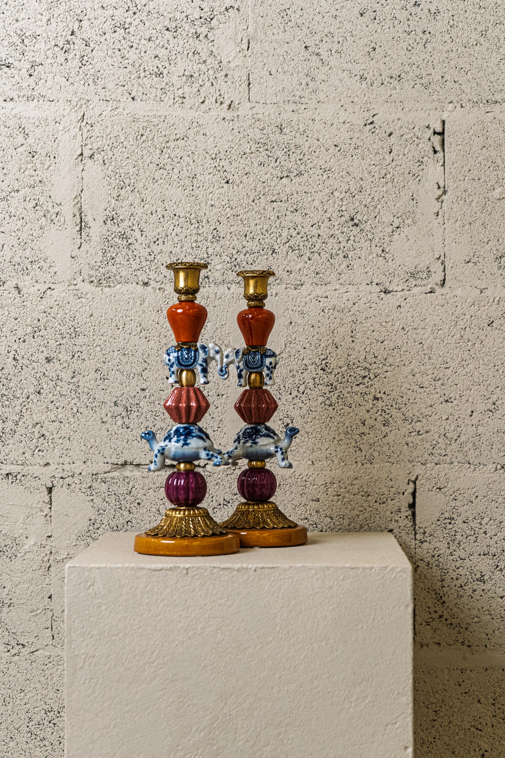 Bougeoir éléphant éclectique – Image 1