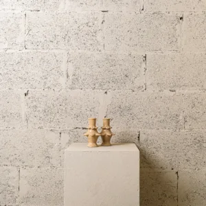 Bougeoir crème organique – Image 2