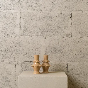 Bougeoir crème organique – Image 3