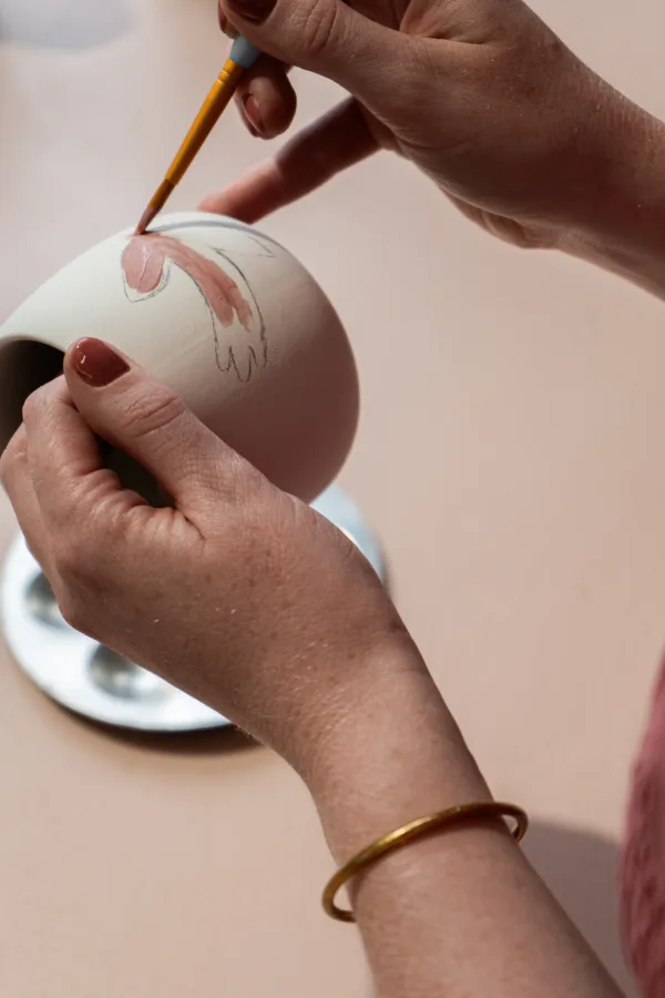 Peinture libre sur céramique